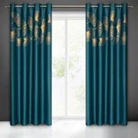 Kép 5/11 - harmony-sotetito-fuggony-sotet-turkiz-arany-140-x-250-cm-hs394050 1