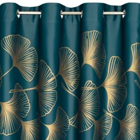 Kép 3/11 - harmony-sotetito-fuggony-sotet-turkiz-arany-140-x-250-cm-hs394050 4