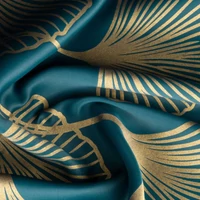 Kép 2/11 - harmony-sotetito-fuggony-sotet-turkiz-arany-140-x-250-cm-hs394050 8