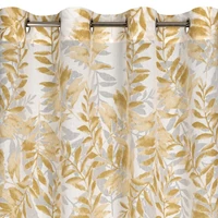 Kép 2/11 - hariet-mintas-dekor-fuggony-mustarsarga-ekru-140-x-250-cm-hs398336 4