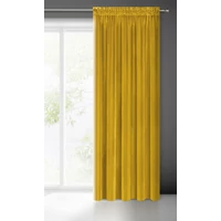 Kép 8/9 - Samanta bársony sötétítő függöny Mustársárga 140x270 cm