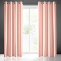 Kép 1/9 - rita-egyszinu-dekor-fuggony-pasztell-rozsaszin-140-x-250-cm