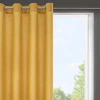 Kép 1/9 - rita-egyszinu-dekor-fuggony-mustarsarga-140-x-175-cm