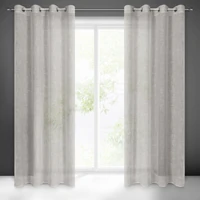 Kép 1/11 - nel-halos-szerkezetu-dekor-fuggony-szurke-140-x-250-cm