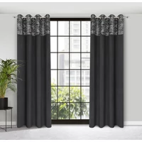 Kép 2/11 - ariana-barsony-sotetito-fuggony-fekete-140-x-250-cm-hangulatkep