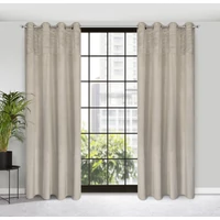 Kép 2/11 - ariana-barsony-sotetito-fuggony-fenyes-geometriai-mintaval-bezs-140-x-250-cm-hangulatkep