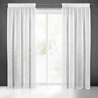 Kép 1/11 - kelly-ezustos-szallal-atszott-eso-hatasu-fenyatereszto-fuggony-feher-140-x-270-cm