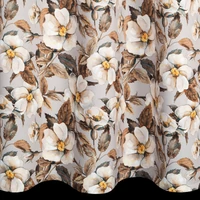Kép 3/11 - simona-sotetito-fuggony-vadrozsa-mintaval-bezs-140-x-250-cm-also-resz