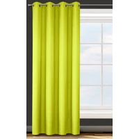 Kép 2/8 - adore-egyszinu-dekor-fuggony-lime-140-x-250-cm-felakasztva