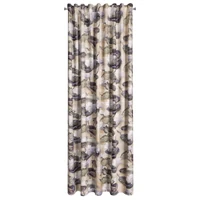Kép 8/11 - lotos-barsony-sotetito-fuggony-lotusz-level-es-virag-mintaval-bezs-140-x-270-cm-hatter-nelkul