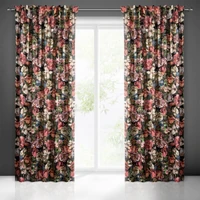 Kép 1/11 - peonia-barsony-sotetito-fuggony-burgundi-voros-140-x-270-cm
