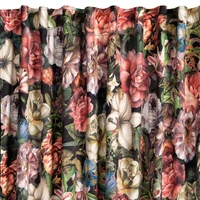 Kép 10/11 - peonia-barsony-sotetito-fuggony-burgundi-voros-140-x-270-cm-behuzoszalag