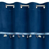 Kép 8/9 - car-gyermek-fuggony-auto-diszekkel-granatkek-140-x-250-cm-ringli