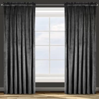 Kép 1/11 - rosa-barsony-sotetito-fuggony-fekete-135-x-300-cm