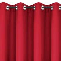 Kép 6/8 - adore-egyszinu-dekor-fuggony-piros-140-x-250-cm-ringli-fuzolyuk