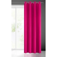 Kép 2/8 - rita-egyszinu-dekor-fuggony-magenta-140-x-250-cm-felakasztva