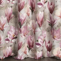 Kép 2/10 - lari-sotetito-fuggony-magnolia-virag-mintaval-rozsaszin-140-x-250-cm-also-resz