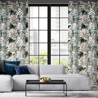 Kép 3/10 - malibu-barsony-sotetito-fuggony-feher-zold-rozsaszin-140-x-250-cm-hangulatkep
