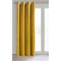 Kép 4/8 - melanie-barsony-sotetito-fuggony-mustarsarga-140-x-250-cm-jobb-oldal