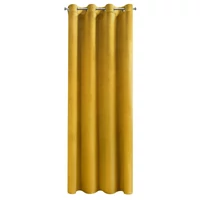Kép 5/8 - melanie-barsony-sotetito-fuggony-mustarsarga-140-x-250-cm-hatter-nelkul
