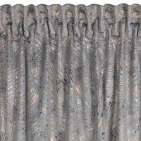 Kép 8/11 - tulia-barsony-sotetito-fuggony-fenyes-level-nyomattal-acelszurke-135-x-270-cm-behuzoszalagos-rancolas-elolrol