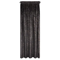 Kép 6/11 - tulia-barsony-sotetito-fuggony-fenyes-level-nyomattal-fekete-135-x-270-cm-ures-hatterrel