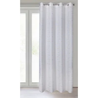 Kép 3/10 - evi-mintas-dekor-fuggony-feher-140-x-250-cm-ringli