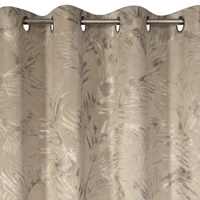 Kép 8/10 - debra-palmalevel-mintas-barsony-fuggony-bezs-135-x-270-cm-hs439376 3