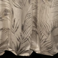 Kép 9/10 - debra-palmalevel-mintas-barsony-fuggony-bezs-135-x-270-cm-hs439376 5