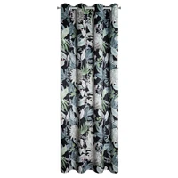 Kép 9/10 - sally-botanikai-mintas-barsony-fuggony-fekete-140-x-270-cm-hs439378 2