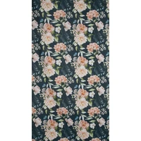Kép 4/10 - salma-rozsas-dekor-fuggony-oxford-anyagbol-fekete-140-x-270-cm-hs439380 7