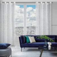 Kép 5/10 - reva-etamin-fuggony-marvany-mintaval-feher-140-x-250-cm-hs439984 8