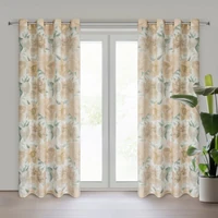 Kép 1/10 - karla-oko-stiluisu-viragmintas-fuggony-natur-140-x-250-cm-hs441919