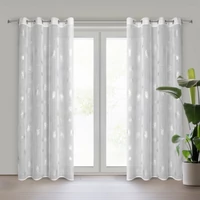 Kép 1/8 - april-pitypang-mintas-dekor-fuggony-feher-140-x-250-cm