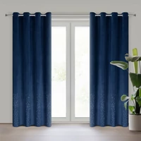 Kép 1/9 - ariadna-barsony-sotetito-fuggony-apro-kovekkel-diszitve-granatkek-140-x-250-cm-hs452838