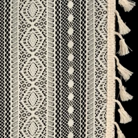 Kép 8/11 - adora-boho-stilusu-csipke-fuggony-rojtokkal-natur-140-x-270-cm-hs453410 4