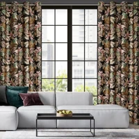 Kép 6/10 - maroko-level-mintas-barsony-fuggony-arany-nyomattal-fekete-140-x-250-cm-hs453793 5