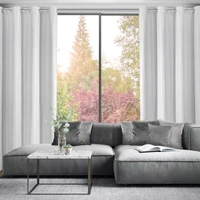 Kép 7/11 - Adari egyszínű sötétítő függöny Fehér 140x250 cm 9