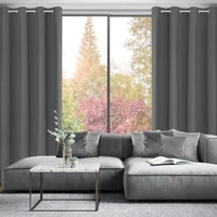 Kép 7/11 - Adari egyszínű sötétítő függöny Grafit 140x250 cm 9