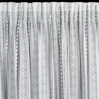 Kép 7/11 - Adora boho stílusú csipke függöny rojtokkal Fehér 140x270 cm 3