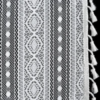 Kép 9/11 - Adora boho stílusú csipke függöny rojtokkal Fehér 140x270 cm 4