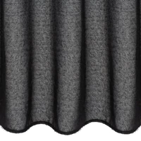Kép 9/9 - Agis fekete függöny mohair díszítéssel Fekete 140x250 cm 5