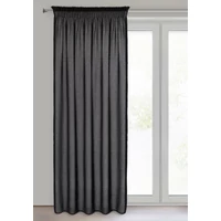 Kép 3/11 - Agis fekete függöny mohair díszítéssel Fekete 140x270 cm 1