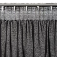 Kép 4/11 - Agis fekete függöny mohair díszítéssel Fekete 140x270 cm 7