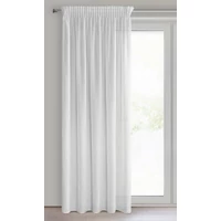 Kép 2/11 - Agis modern fehér függöny mohair díszítéssel Fehér 140x270 cm 1