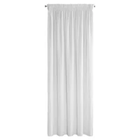 Kép 4/11 - Agis modern fehér függöny mohair díszítéssel Fehér 140x270 cm 2