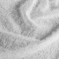 Kép 3/11 - Agis modern fehér függöny mohair díszítéssel Fehér 140x270 cm 6