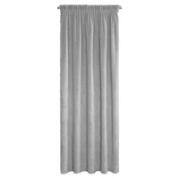 Kép 7/11 - Agis szürke függöny mohair díszítéssel Ezüst 140x270 cm 2
