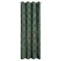 Kép 6/9 - Aleta zsenília sötétítő függöny Sötétzöld 135x250 cm 2