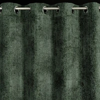 Kép 7/9 - Aleta zsenília sötétítő függöny Sötétzöld 135x250 cm 3